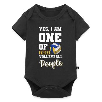 Sport Beach Volleyball BallSport Team - Baby Premium short-sleeve bodysuit - black - Front