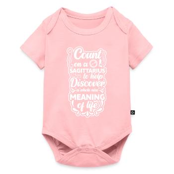 Horoscope Anniversaire Décembre - Body à manches courtes Premium Bébé - rose - Devant