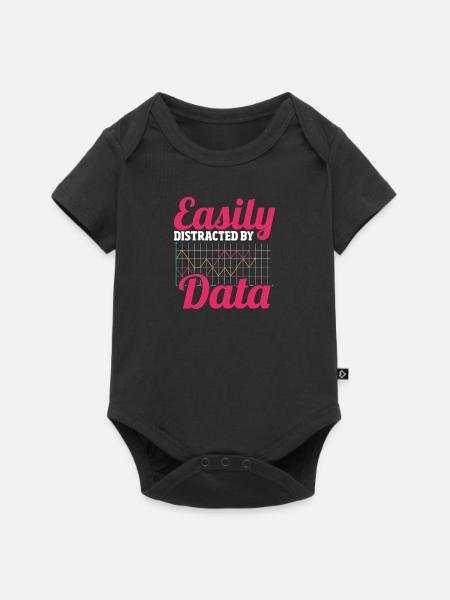 Analyst Datenerfassung Dateningenieur Daten - Baby Premium Kurzarmbody - Schwarz