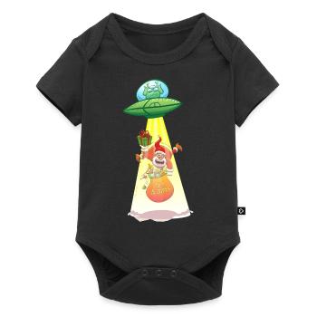 Santa Claus Abducted by an Alien - Baby Premium short-sleeve bodysuit - black - Front