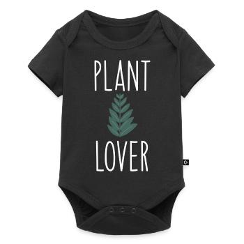 plant lover - pour les amateurs de plantes - Body à manches courtes Premium Bébé - noir - Devant