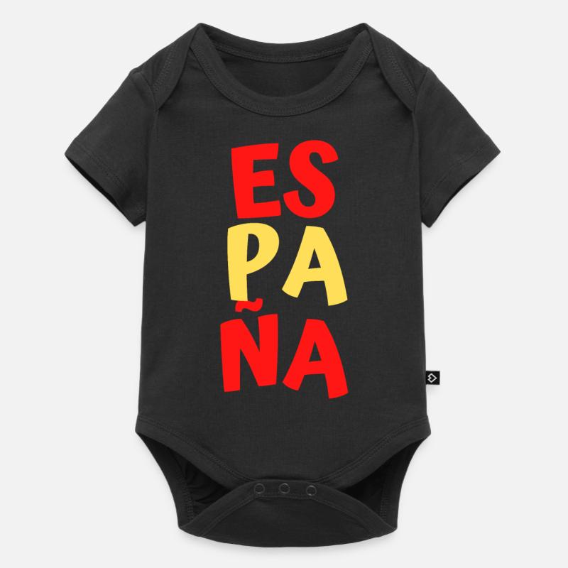 Espana Spanien Espagne España - Body à manches courtes Premium Bébé - noir