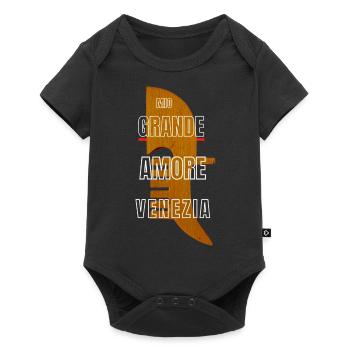 Mio grande amore Venezia Ferro - Body à manches courtes Premium Bébé - noir - Devant