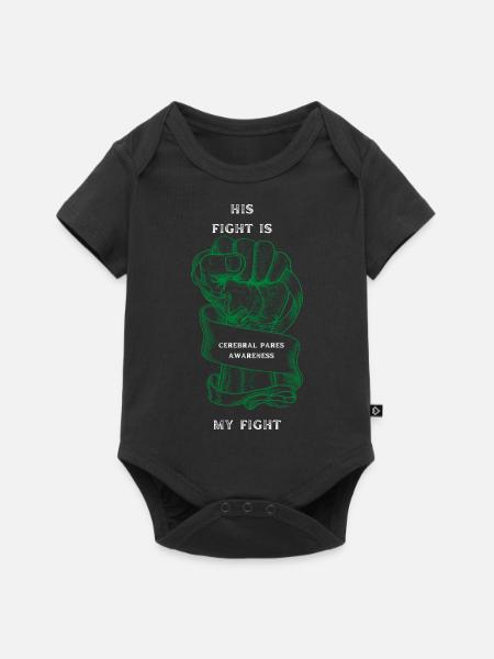 Sein Kampf ist - Baby Premium Kurzarmbody - Schwarz