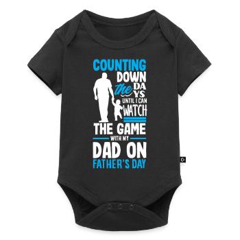 Counting Down the Days Father's Day - Baby Premium short-sleeve bodysuit - black - Front