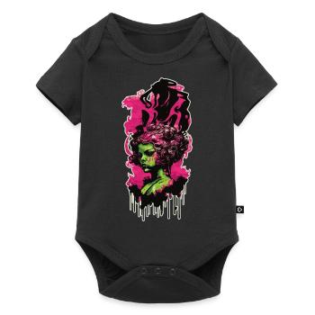 Graffiti au néon - Body à manches courtes Premium Bébé - noir - Devant