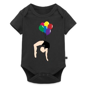 Balloon - Body à manches courtes Premium Bébé - noir - Devant