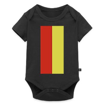 Red Yellow Colors - Baby Premium short-sleeve bodysuit - black - Front