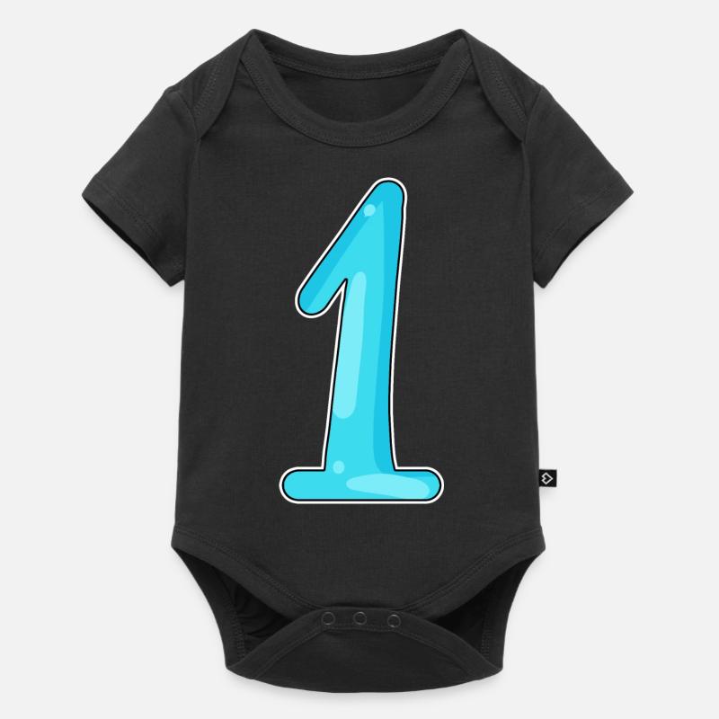 1 - Body à manches courtes Premium Bébé - noir