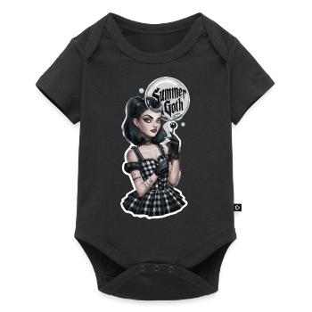 Summer Goth für Gothik Fans - Baby Premium Kurzarmbody - Schwarz - Vorne