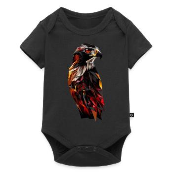 Faucon - Body à manches courtes Premium Bébé - noir - Devant