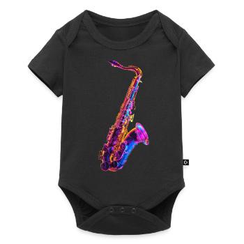 Saxophone - Body à manches courtes Premium Bébé - noir - Devant
