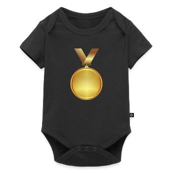 medal 2163345 960 720 - Baby Premium short-sleeve bodysuit - black - Front