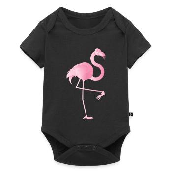 flamand - Body à manches courtes Premium Bébé - noir - Devant