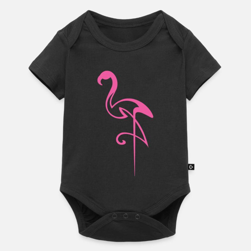 Flamingo - Body à manches courtes Premium Bébé - noir