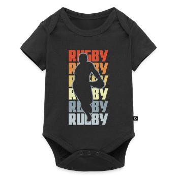 Rugby - Body à manches courtes Premium Bébé - noir - Devant