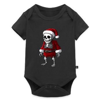 Squelettes de Noël - Body à manches courtes Premium Bébé - noir - Devant