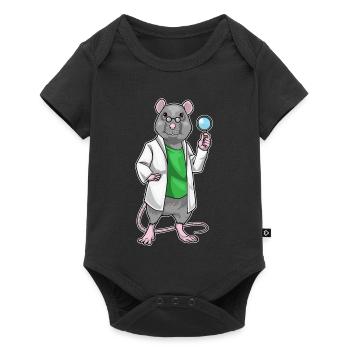 Rat Science Teacher School - Baby Premium short-sleeve bodysuit - black - Front