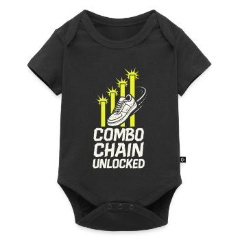 Anime Danse Streetwear Manga Hip Hop Otaku Crew - Body à manches courtes Premium Bébé - noir - Devant