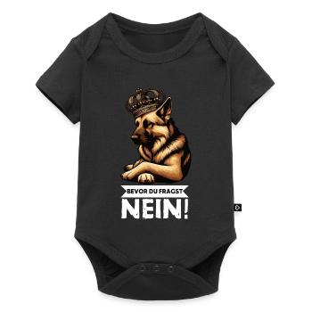 Before you ask German Shepherd Shepherds - Baby Premium short-sleeve bodysuit - black - Front