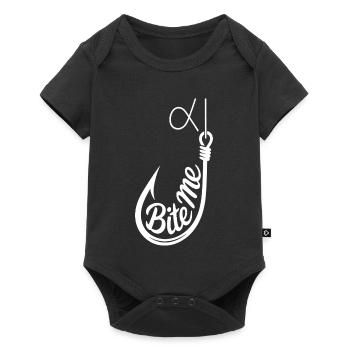 Bite Me Hook Graphic Tee - Baby Premium short-sleeve bodysuit - black - Front