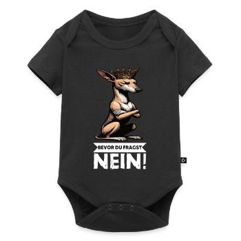 Avant que vous ne demandiez No Podencos Podencos Podencohund - Body à manches courtes Premium Bébé - noir - Devant