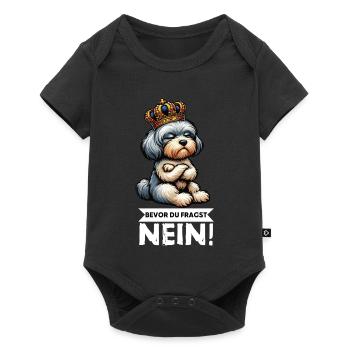 Avant que vous ne demandiez, aucun propriétaire havanais - Body à manches courtes Premium Bébé - noir - Devant
