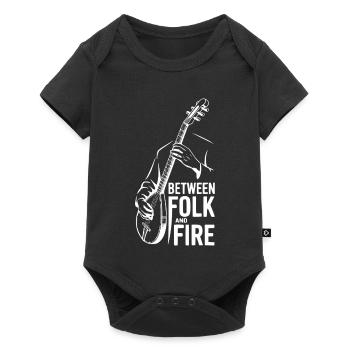 Tambura - Entre le folklore et le feu - Musique balkanique - Body à manches courtes Premium Bébé - noir - Devant