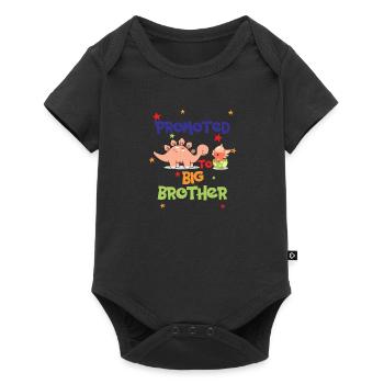Promoted To Big Brother - Baby Premium short-sleeve bodysuit - black - Front
