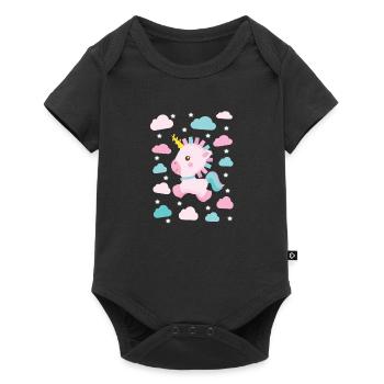 Licorne Licorne - Body à manches courtes Premium Bébé - noir - Devant