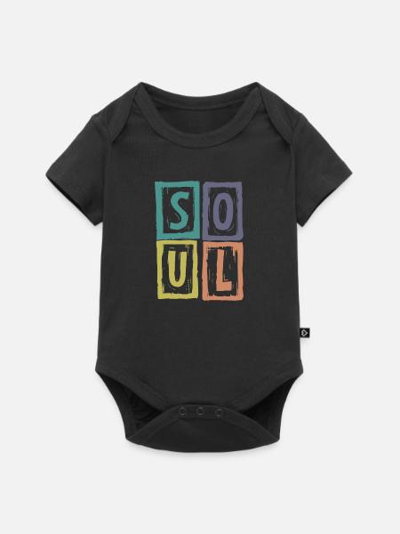 Soul - Baby Premium Kurzarmbody - Schwarz