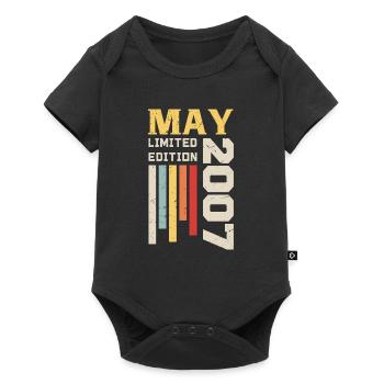 May 2007 - Birthday gift born in May 2007 May - Baby Premium short-sleeve bodysuit - black - Front