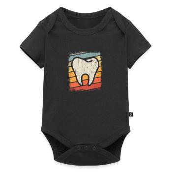 Dentist Doctor Tooth Teeth Dentist Saying Gift - Baby Premium short-sleeve bodysuit - black - Front