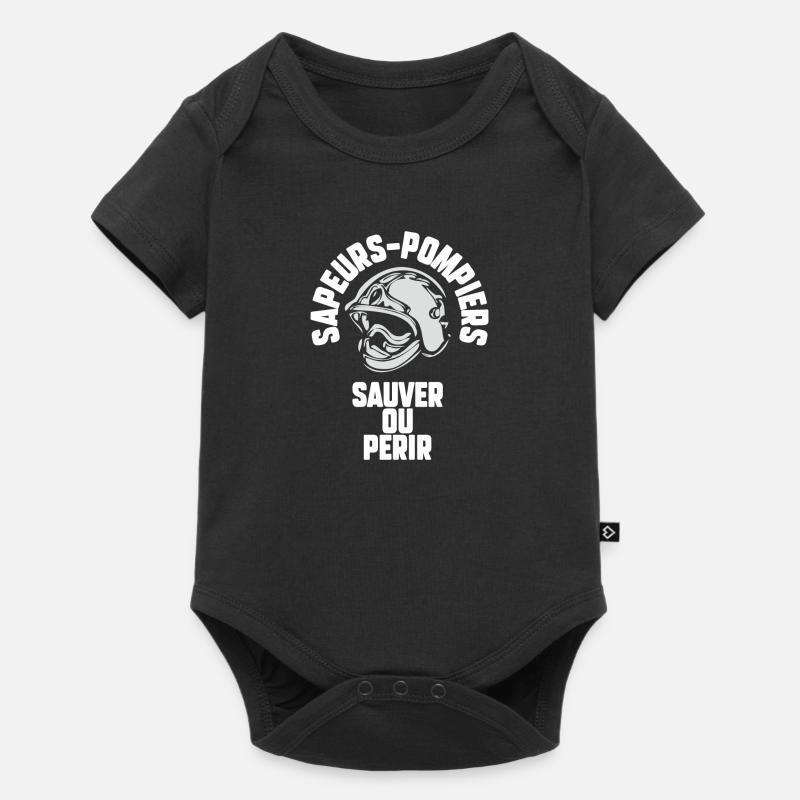 Sapeur pompier - Body à manches courtes Premium Bébé - noir