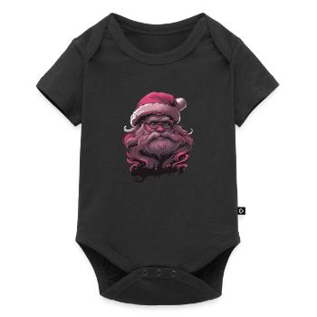 Merry Pinkmas Pink Christmas Xmas merry christmas - Baby Premium short-sleeve bodysuit - black - Front