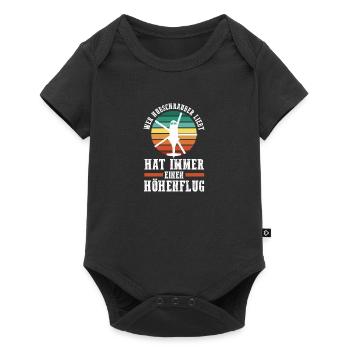 Pilot Helicopter Helicopter - Baby Premium short-sleeve bodysuit - black - Front