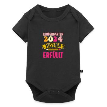 1 Grade School Child Back to School Kindergarten Kita E - Baby Premium short-sleeve bodysuit - black - Front