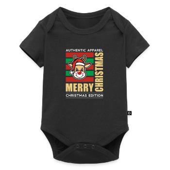 Joyeux Noël - Body à manches courtes Premium Bébé - noir - Devant