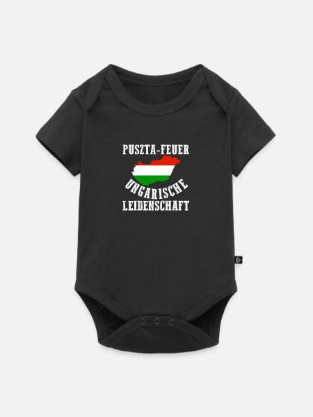 Ungar Ungarisch Ungarn - Baby Premium Kurzarmbody - Schwarz