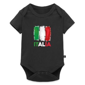 Italie Italien Italien Italie - Body à manches courtes Premium Bébé - noir - Devant