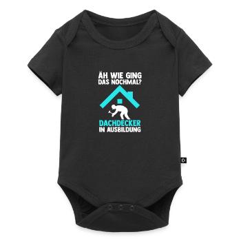 Formation en toiture apprenti couvreur Auzbi - Body à manches courtes Premium Bébé - noir - Devant