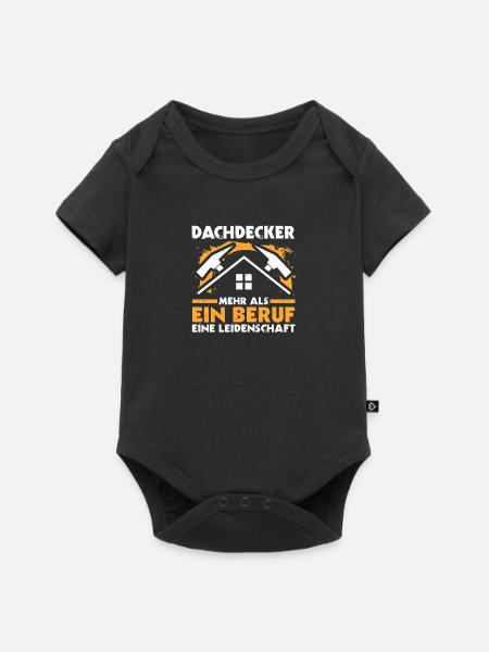 Dachdeckermeister Dachdecker - Baby Premium Kurzarmbody - Schwarz