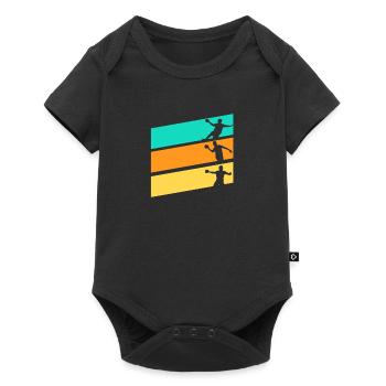 Joueurs de handball Handball - Body à manches courtes Premium Bébé - noir - Devant