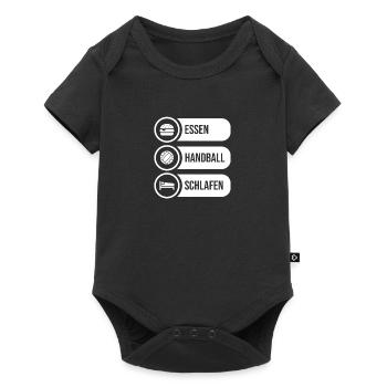 Joueurs de handball Handball - Body à manches courtes Premium Bébé - noir - Devant