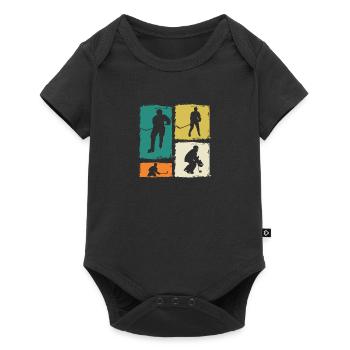 Hockey Players Hockey - Baby Premium short-sleeve bodysuit - black - Front