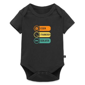 Hockey Players Hockey - Baby Premium short-sleeve bodysuit - black - Front