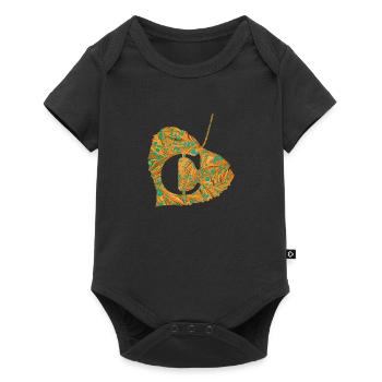 Sheet E 95 C - Baby Premium short-sleeve bodysuit - black - Front