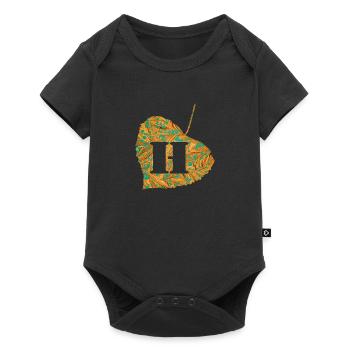 Sheet E 95 h - Baby Premium short-sleeve bodysuit - black - Front