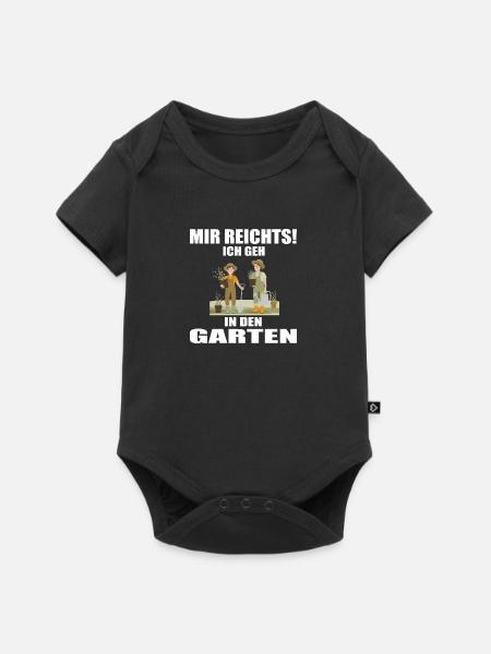 Garten - Baby Premium Kurzarmbody - Schwarz