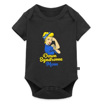 Trisomie du chromosome T21 trisomique trisomique mère mère - Body à manches courtes Premium Bébé - noir - Devant